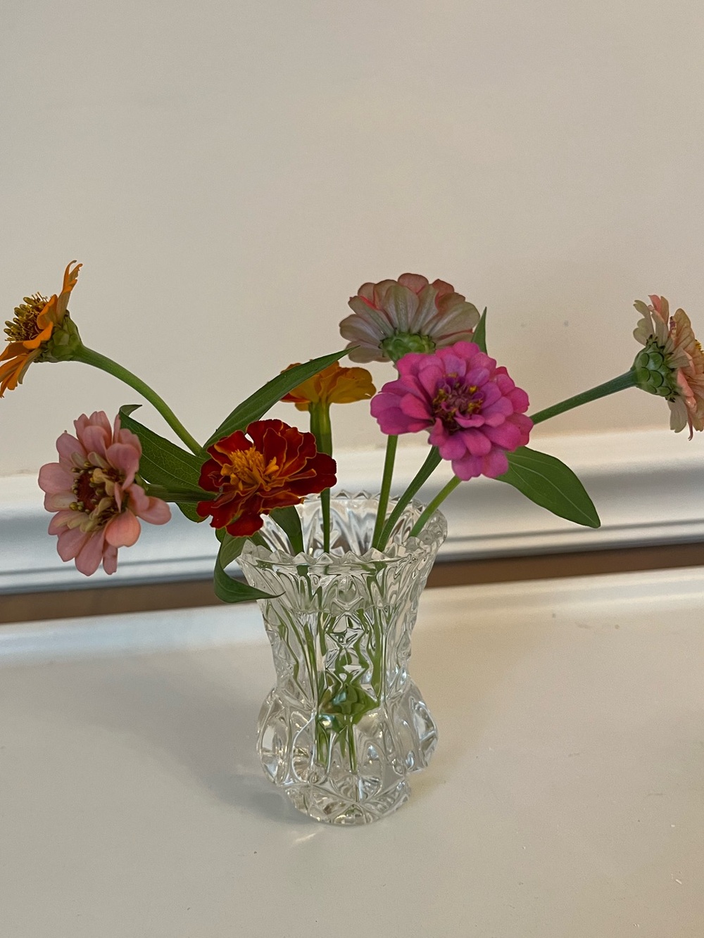 Vintage Kristal Zajecar Mini Crystal Bud Vase